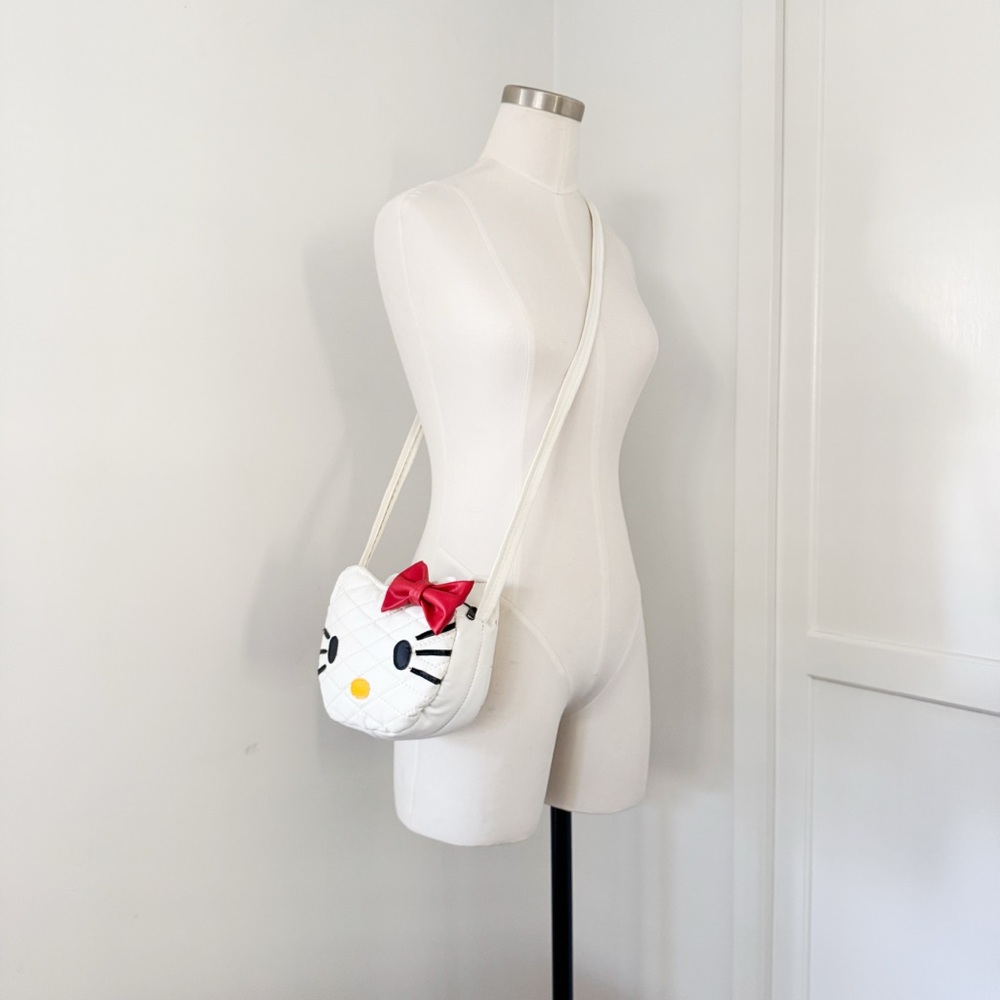 Hello Kitty Crossbody Bag with Red Bow